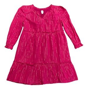 Gap Pink and Gold Girls Dress size 6/6x